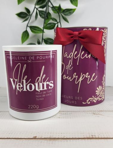 Ile de velours - Bougie Parfumée 220g