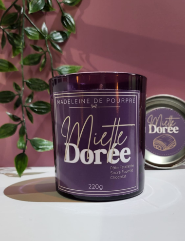 Miette Dorée - Bougie Parfumée 220g