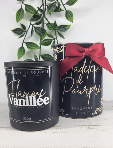 Flamme Vanillée - Bougie Parfumée 220g