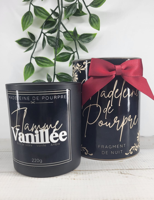 Flamme Vanillée - Bougie Parfumée 220g