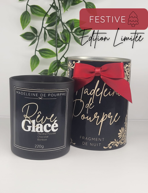 Rêve Glacé - Bougie Parfumée 220g - Cire Végétale Premium