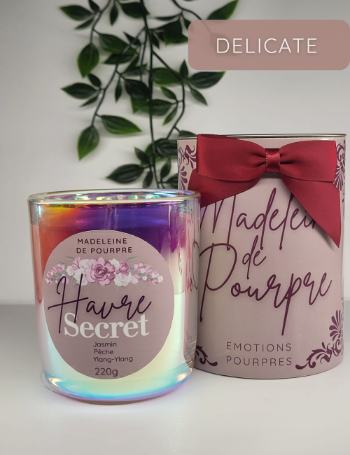 Havre Secret - Bougie Parfumée 220g - Cire Végétale Premium