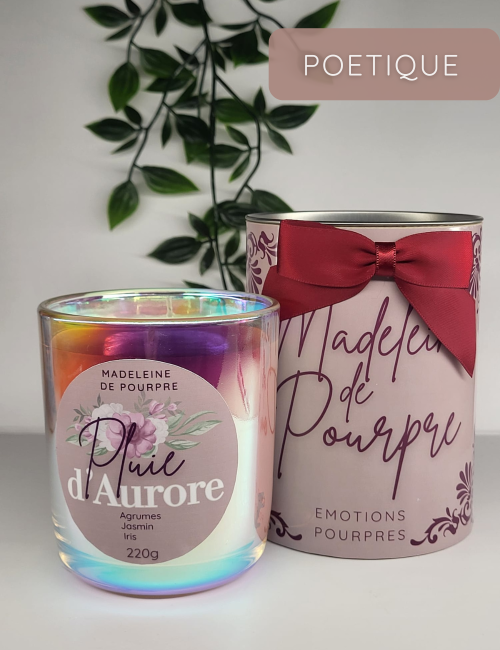 Bougie parfumée Pluie d'Aurore - Bougie Haut de gamme