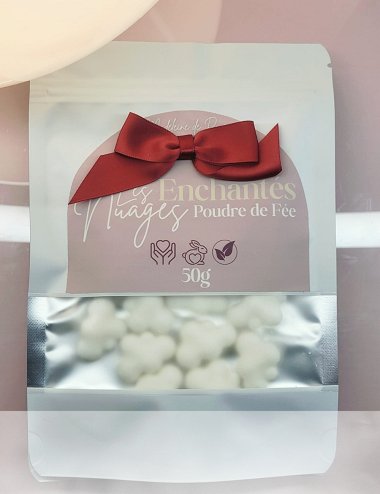 Fondants-parfumés madeleine de pourpre, cire végétale premium. Senteur poudre de fée