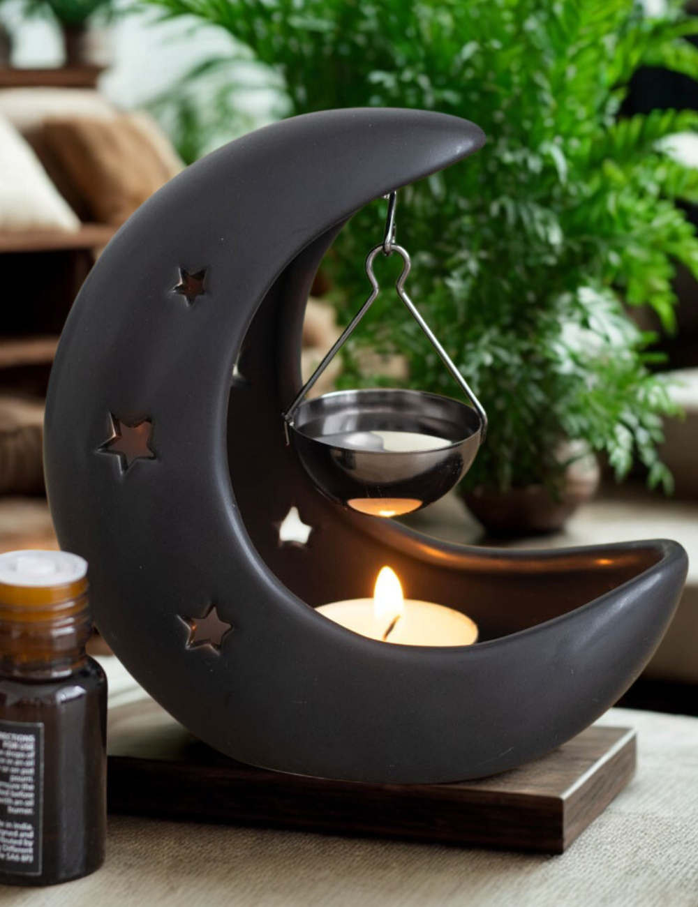 Brûleur Lune Noire Suspendue