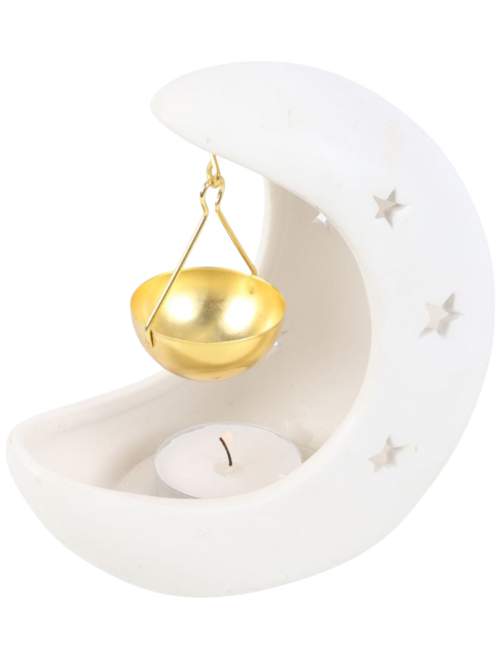 Brûleur Lune Blanche Suspendue