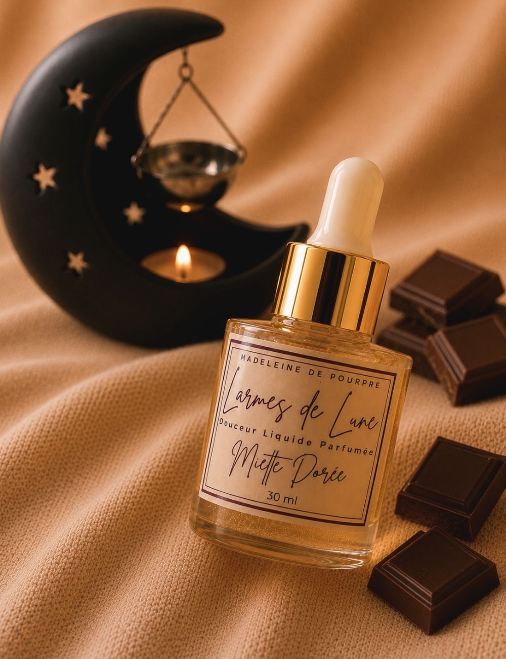 Fondant Liquide Pain au Chocolat 30 ml | Miette Dorée | Larmes de Lune