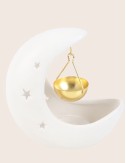 Brûleur Lune Blanche Suspendue | Brûleur fondants parfumés