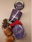 Bougie parfumée gourmande pain au chocolat. Notes sucrées,gourmandes,chocolatés. Senteur boulangerie. Madeleine de Pourpre