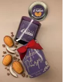 Bougie parfumée gourmande. Notes sucrées et beurrées. Senteur madeleine. Cire végétale.Madeleine de Pourpre.