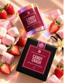 Candy Crash - Bougie Parfumée 220g  | Marshmallow,Fraises,Vanille