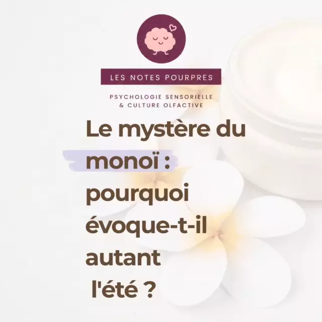 Certaines senteurs finissent par devenir des symboles.

Le monoï est sans doute le plus bel exemple🌺

Et vous?Quelle senteur vous transporte