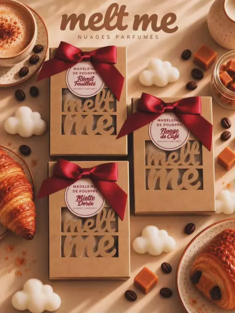 Les Melt Me sont enfin là… 🍂

Mes petits nuages parfumés ont fière allure, vous ne trouvez pas ?

Melt Me, c’est une nouvelle façon de les d
